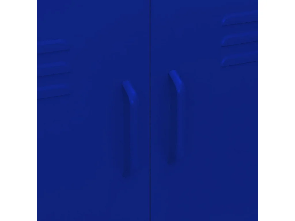 Armoire de rangement Bleu marine 80x35x101,5 Acier