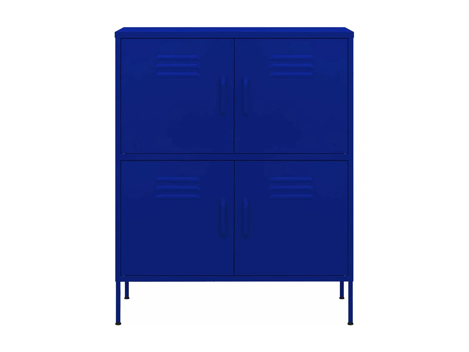Armoire de rangement Bleu marine 80x35x101,5 Acier