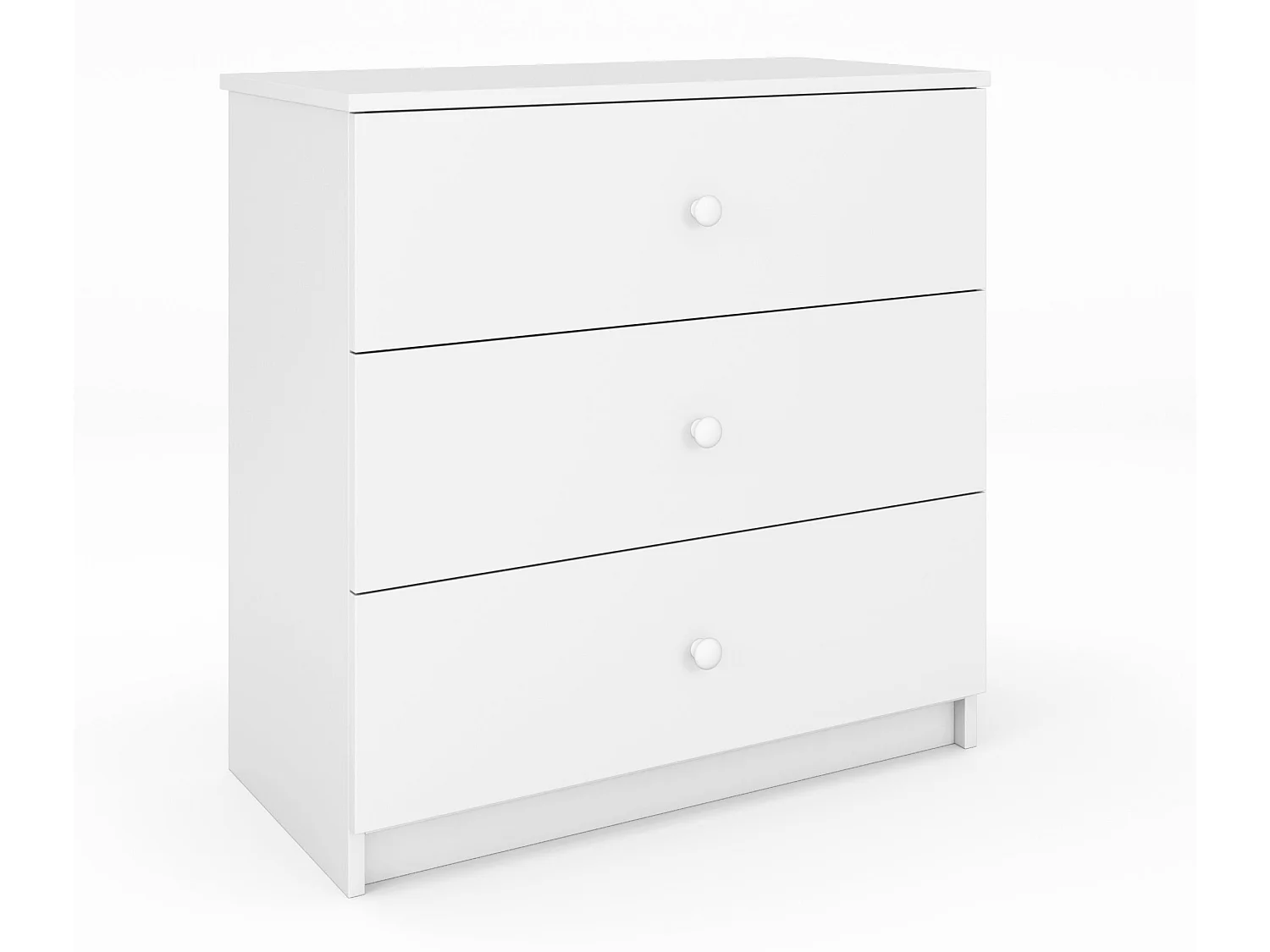 Cómoda infantil Drimy blanca 80 cm