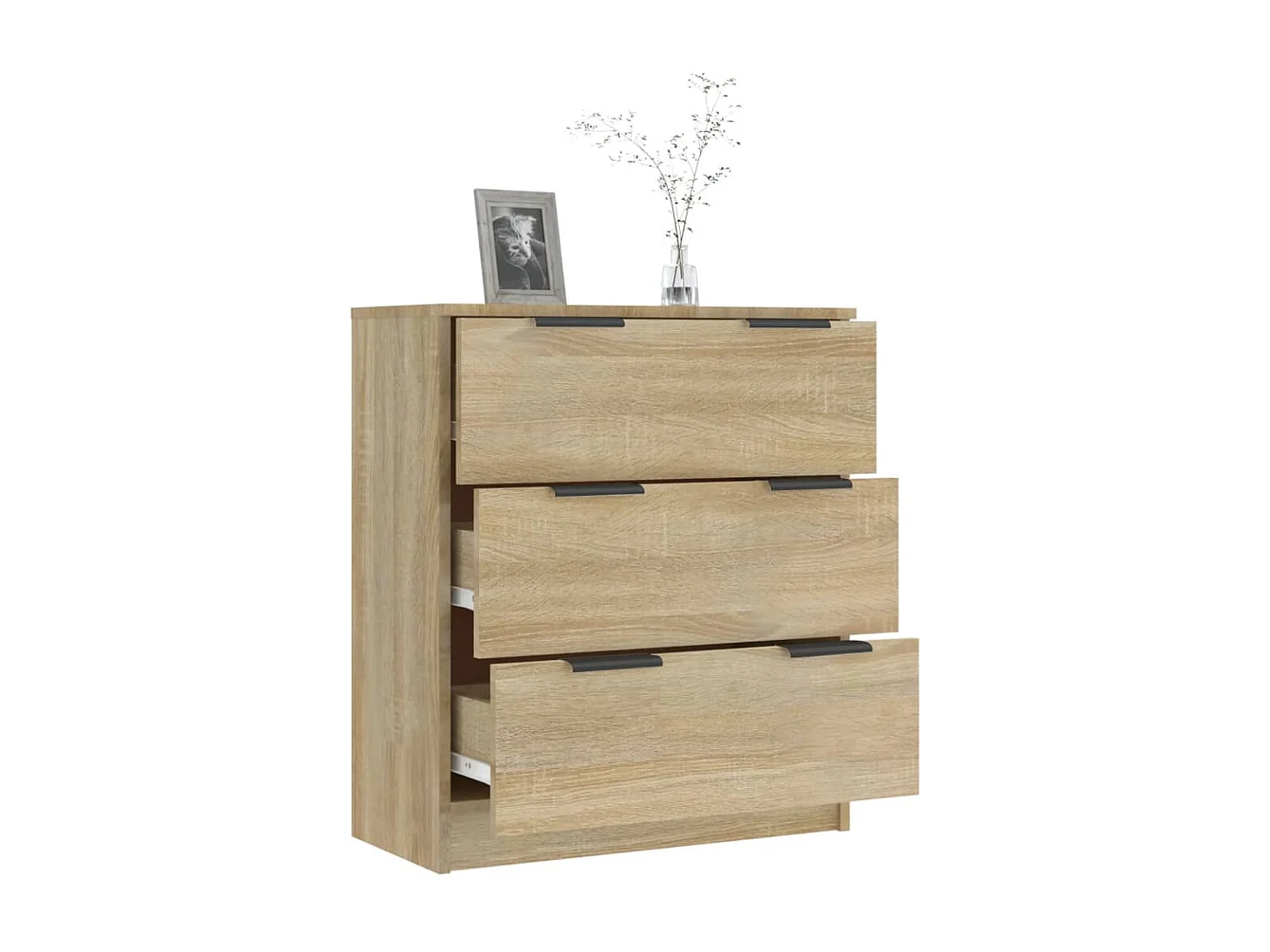 Buffet Chêne sonoma 60x30x70 Bois d'ingénierie 2