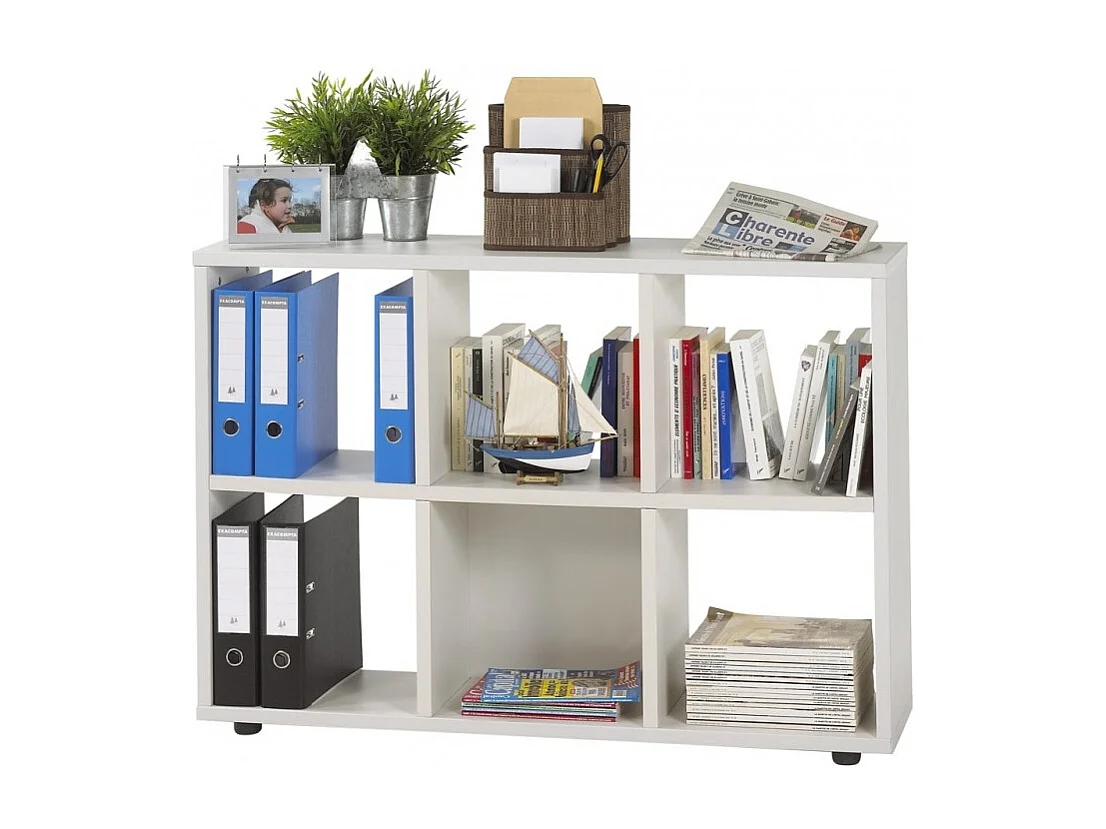 Rayonnage 6 cases gris Koza