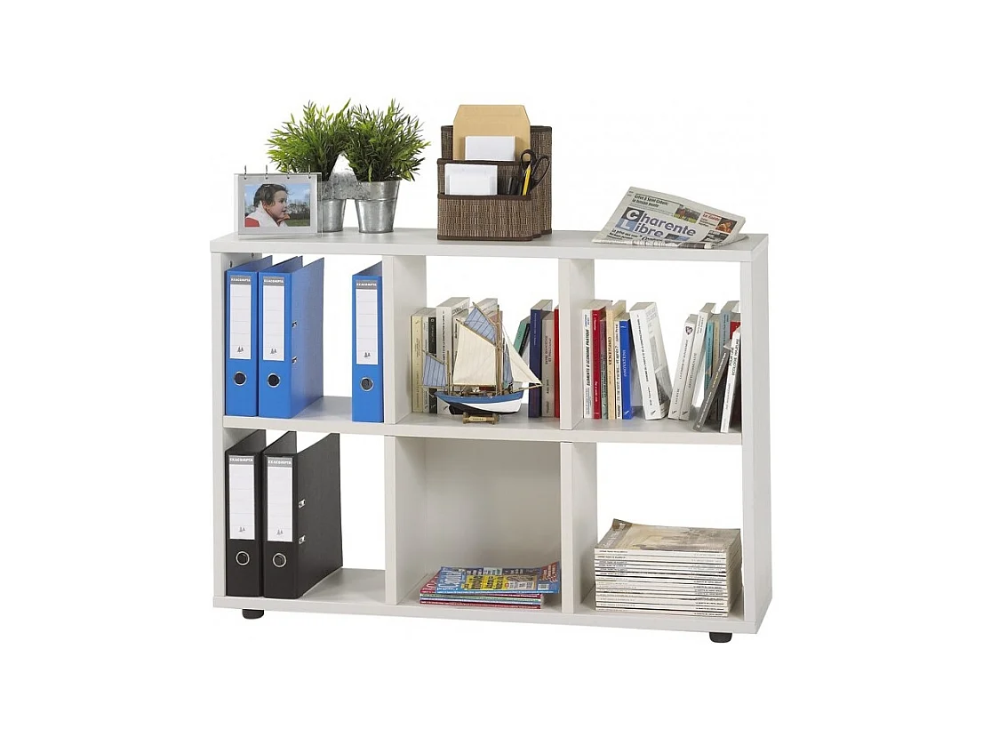Rayonnage 6 cases gris Koza