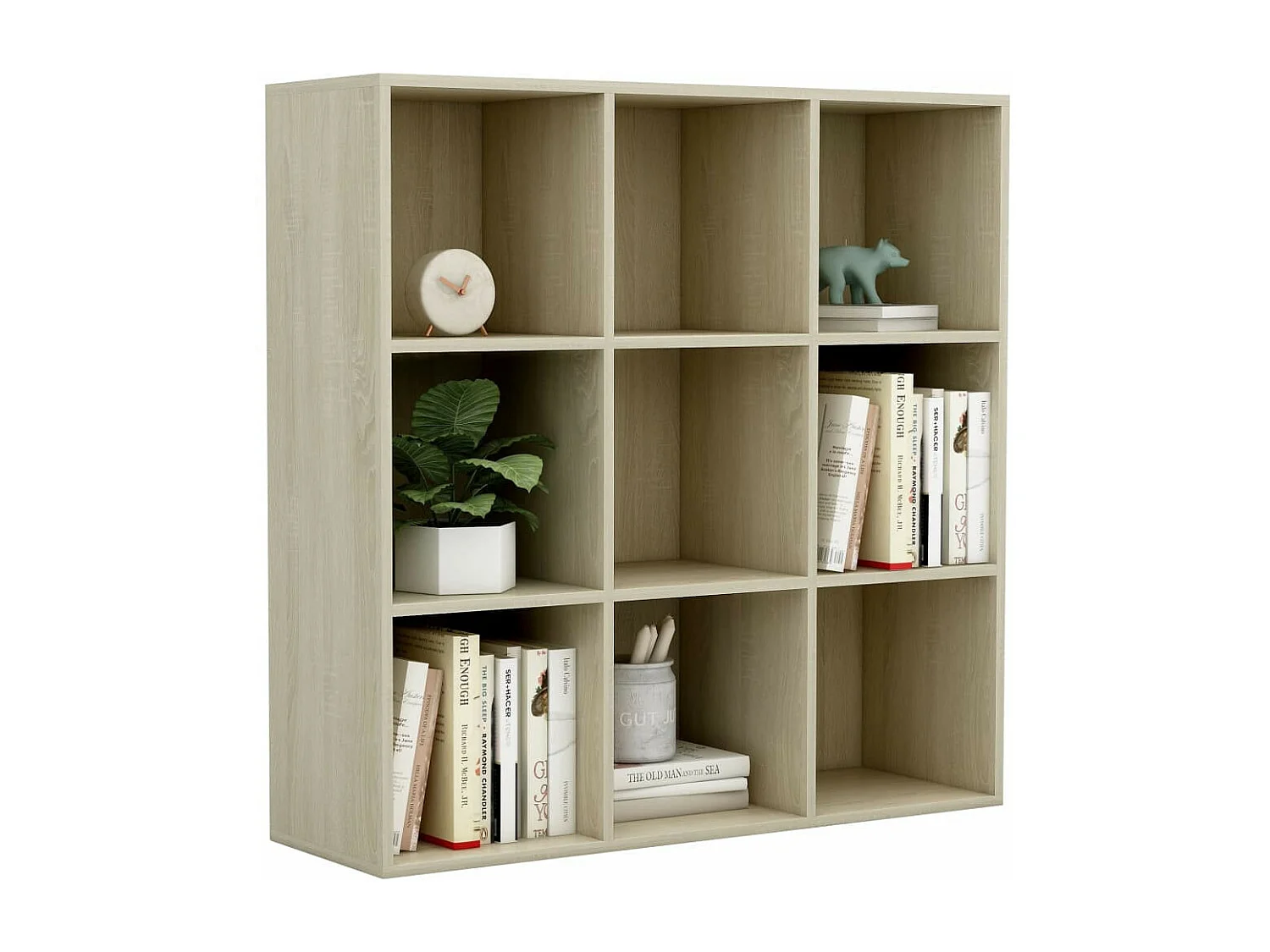 Bibliothèque Chêne sonoma 98x30x98