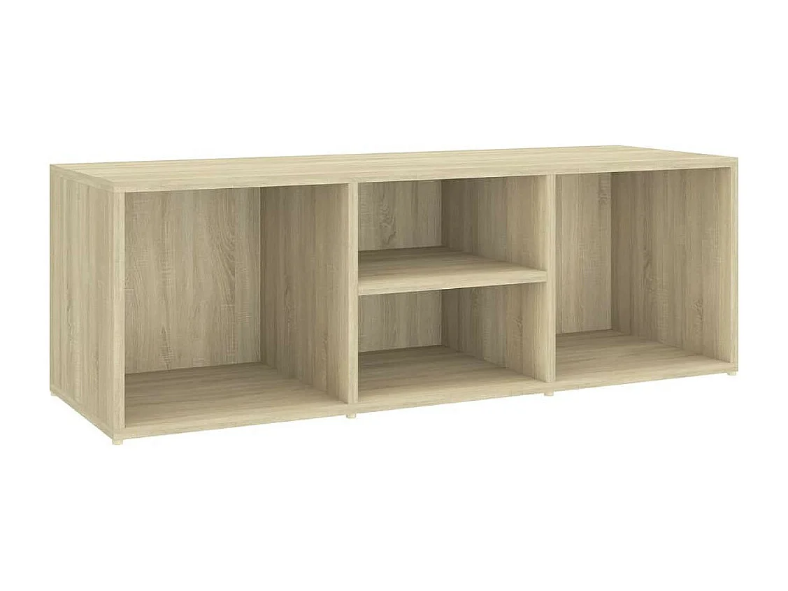Meuble bas de rangement Chêne sonoma 105x35x35