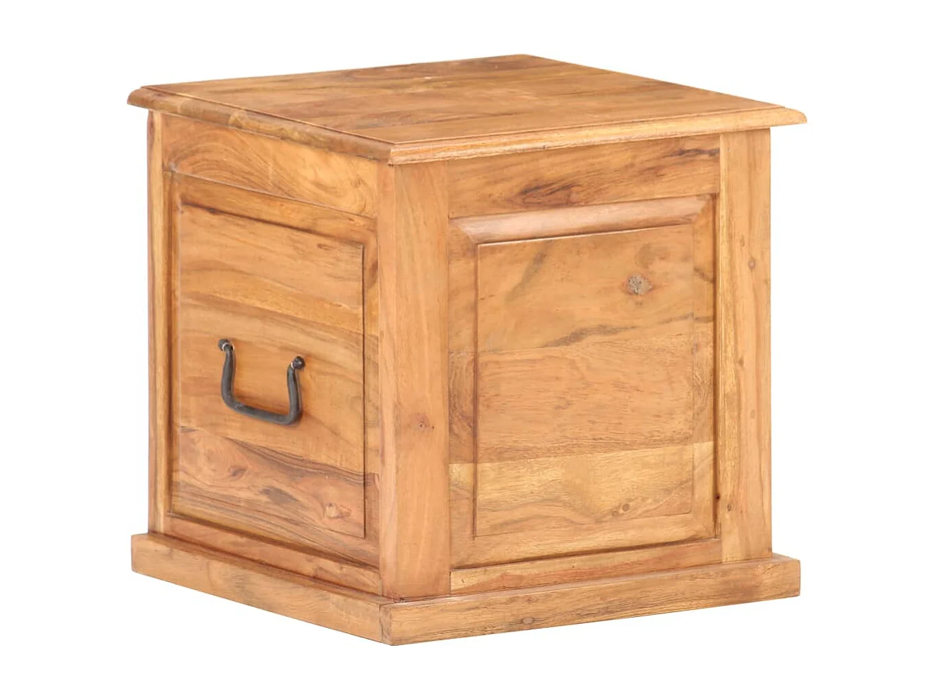Coffre 40x40x40 Bois d'acacia solide 7