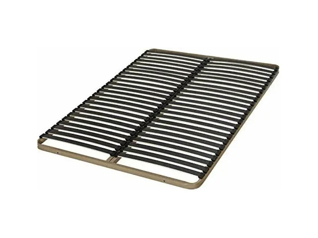 Lit capitonné microfibre Mira-Couleur Bleu foncé-120x190-Option Avec sommier