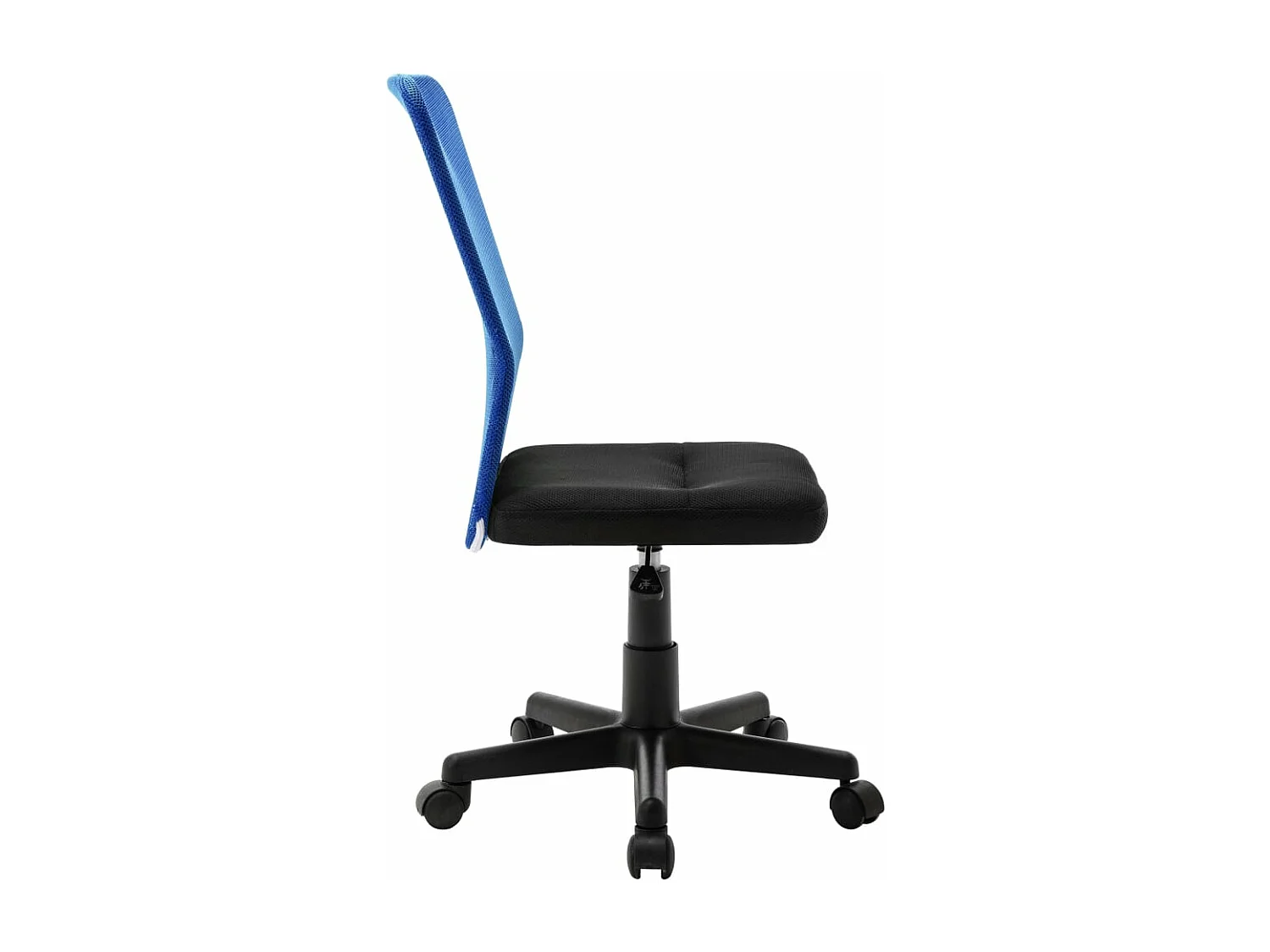 Chaise de bureau Noir et bleu 44x52x100 Tissu en maille