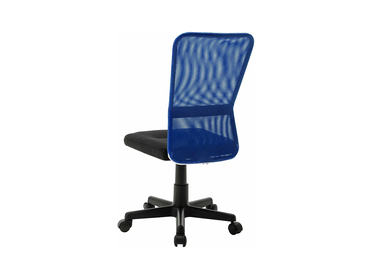 Chaise de bureau Noir et bleu 44x52x100 Tissu en maille