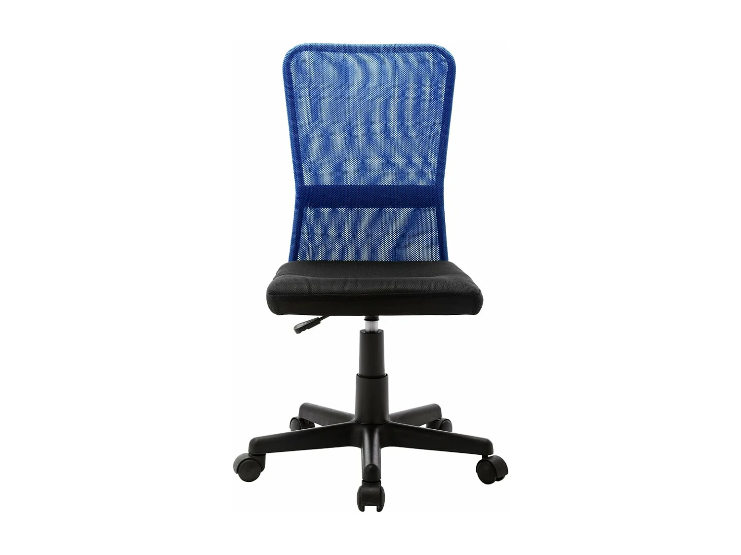 Chaise de bureau Noir et bleu 44x52x100 Tissu en maille