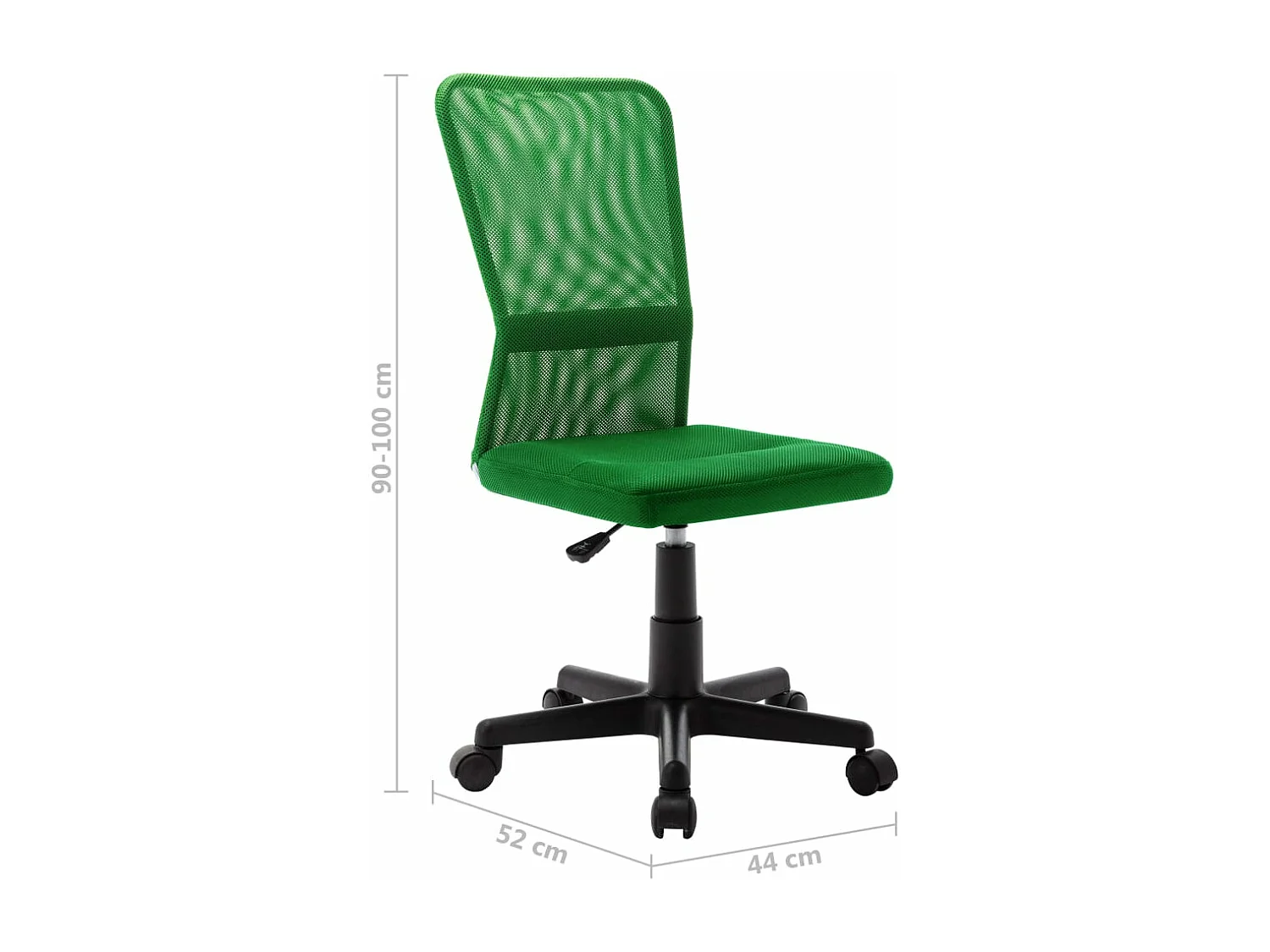 Chaise de bureau Vert 44x52x100 Tissu en maille