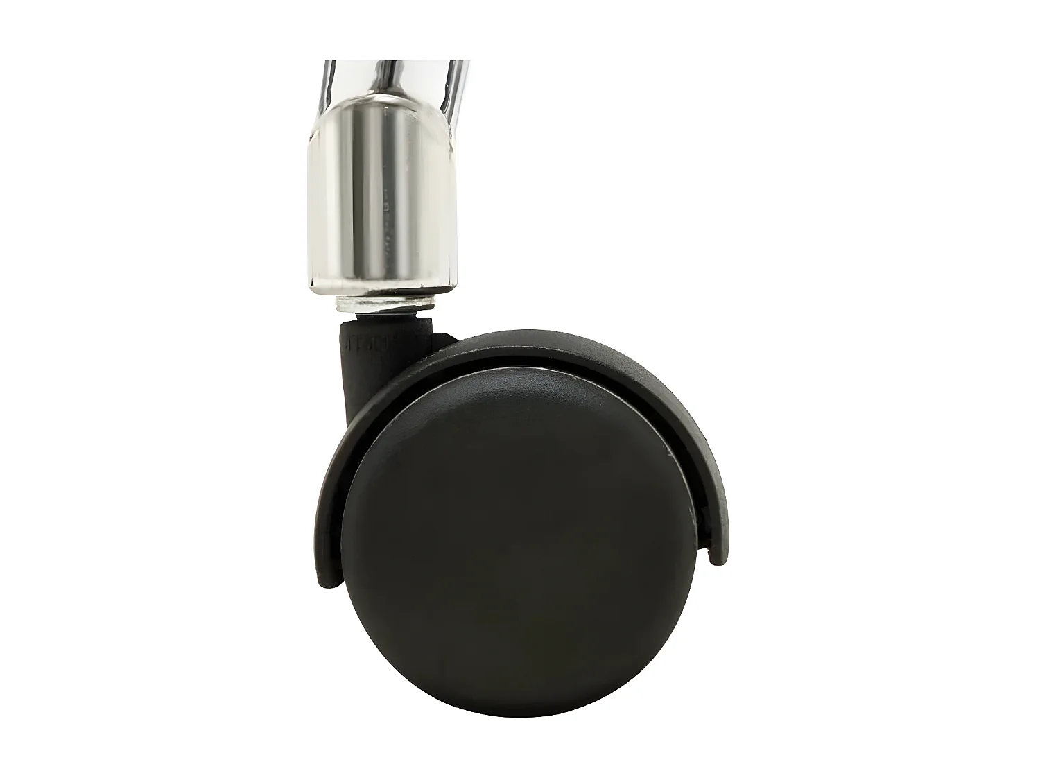 Kantoorstoel gebogen hout en kunstleer wit