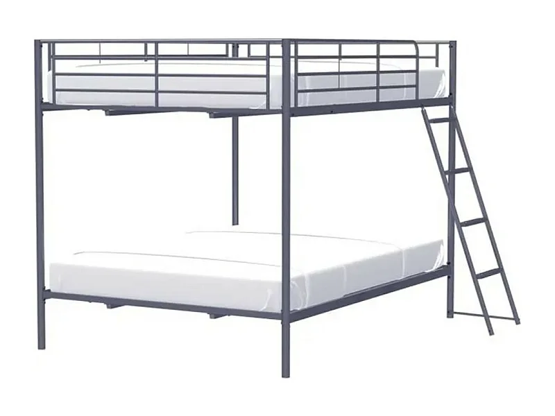 Big Boss metalen stapelbed 140x190 cm-Kleur Donkergrijs