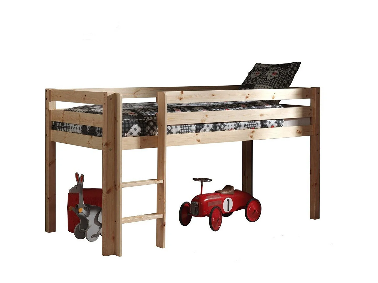 Lit Enfant "Pino Astronaute II" 90x200cm Naturel