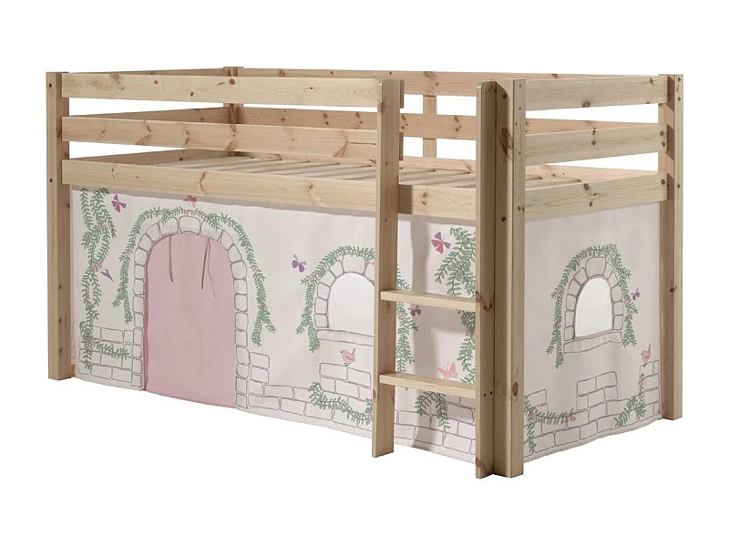 Pack - Lit Enfant & Tente "Pino Birdy" Naturel