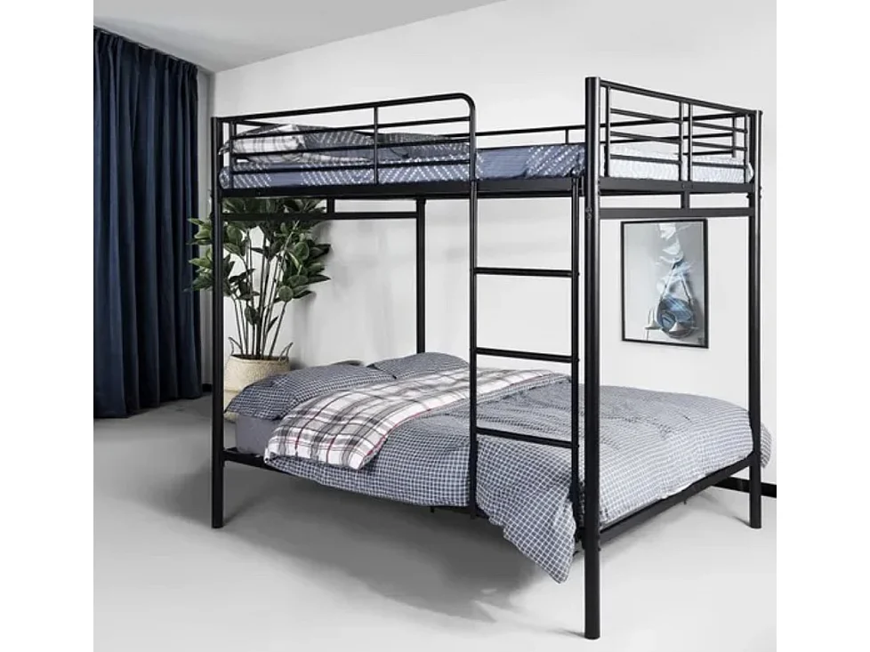 Lit superposé métal 140x190 Big Boss-Couleur Noir