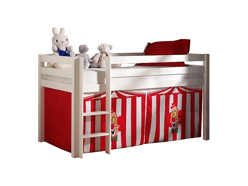 Lit Enfant "Pino Cirque" 90x200cm Blanc