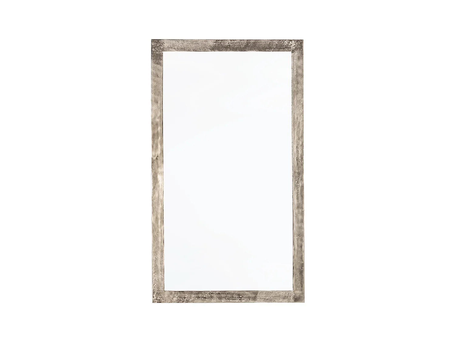 Miroir rectangle en aluminium bronze clair Amina