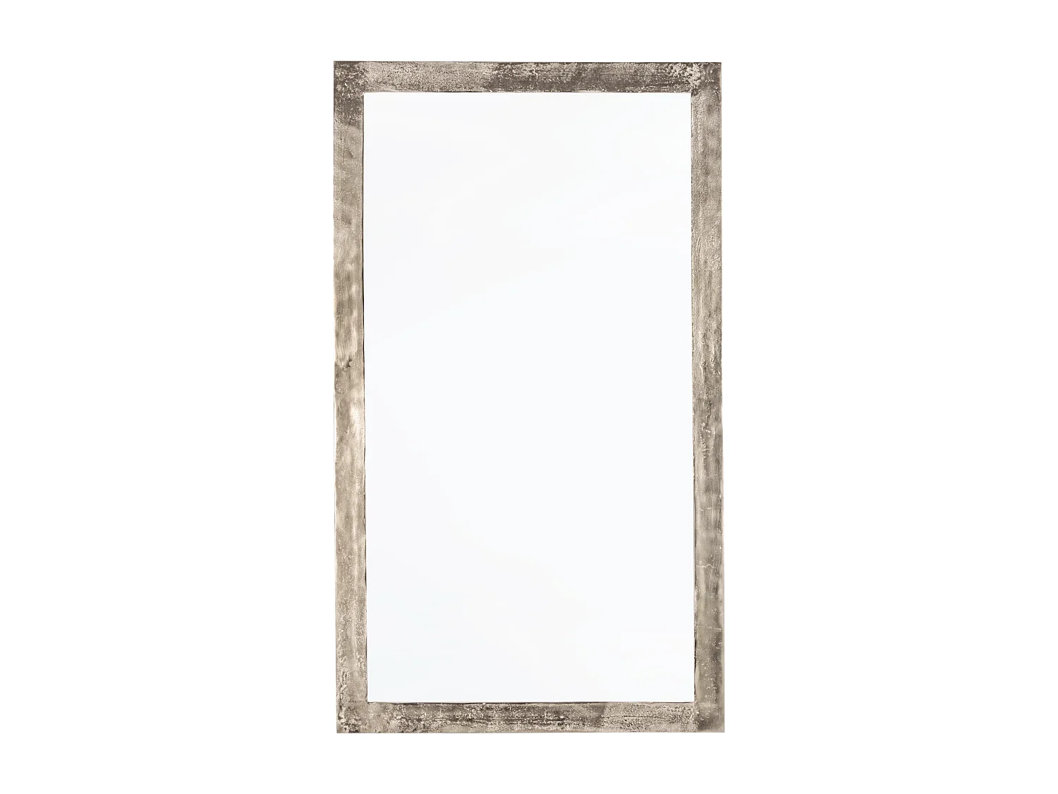 Miroir rectangle en aluminium bronze clair Amina