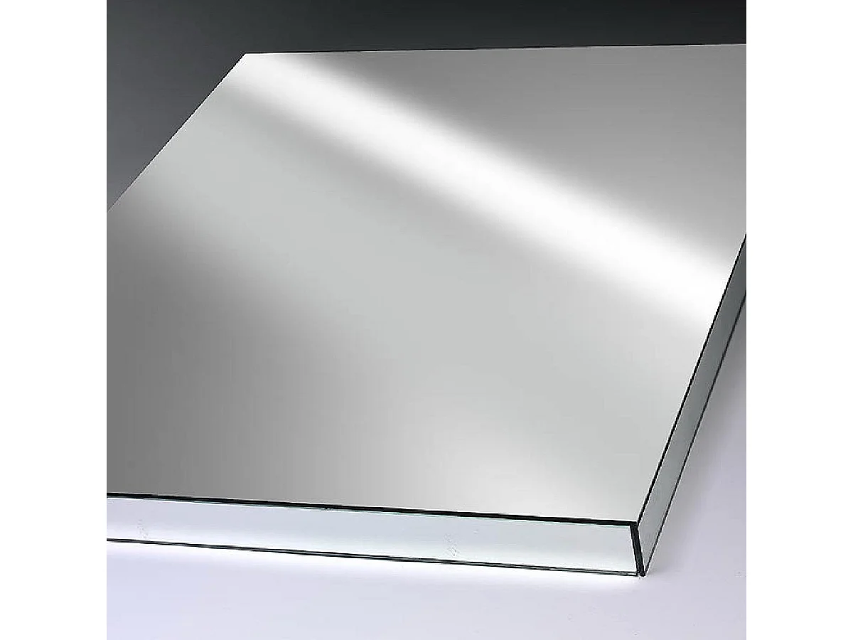 Wolabes espejo de pared rectangular transparente 80 cm