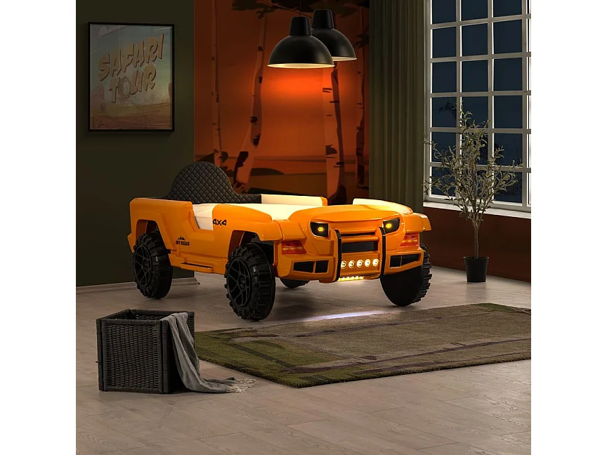 Lit enfant jeep orange