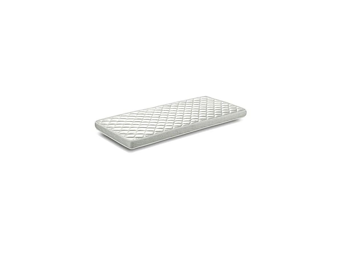 Pack - Lit Enfant & Matelas "Brap" 90x200cm Blanc