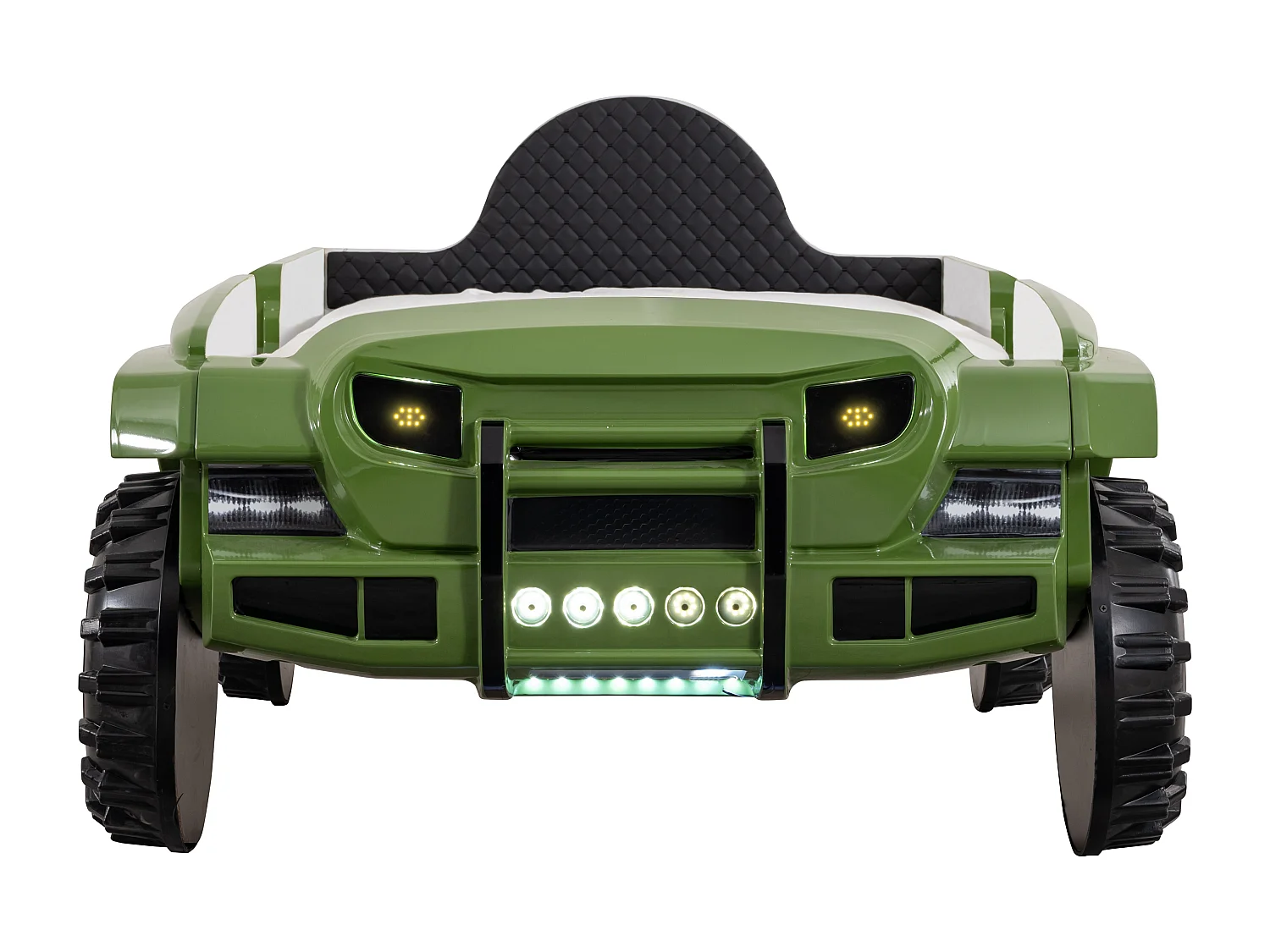Lit enfant jeep verte