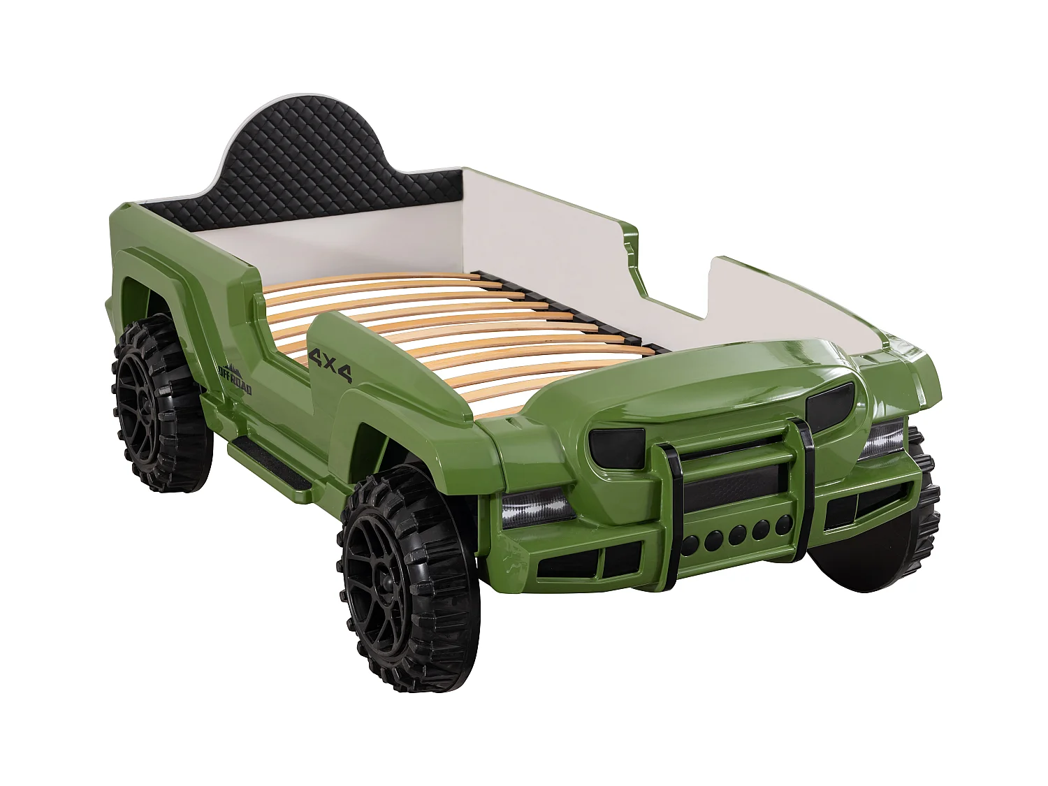 Lit enfant jeep verte