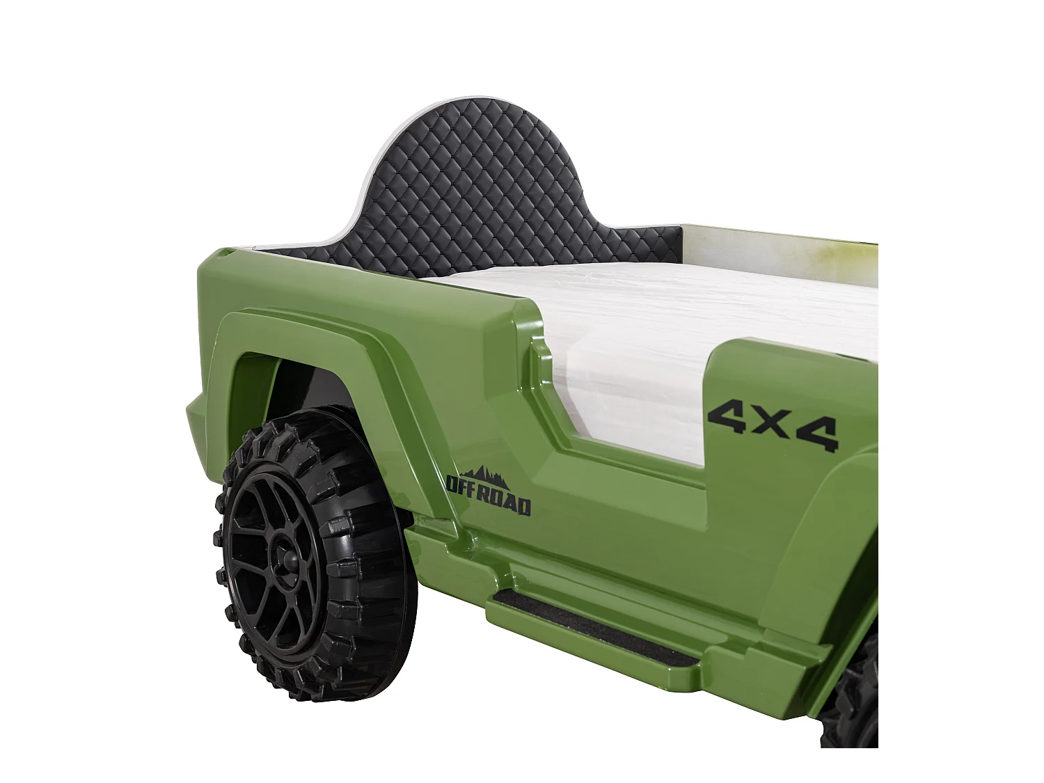 Lit enfant jeep verte
