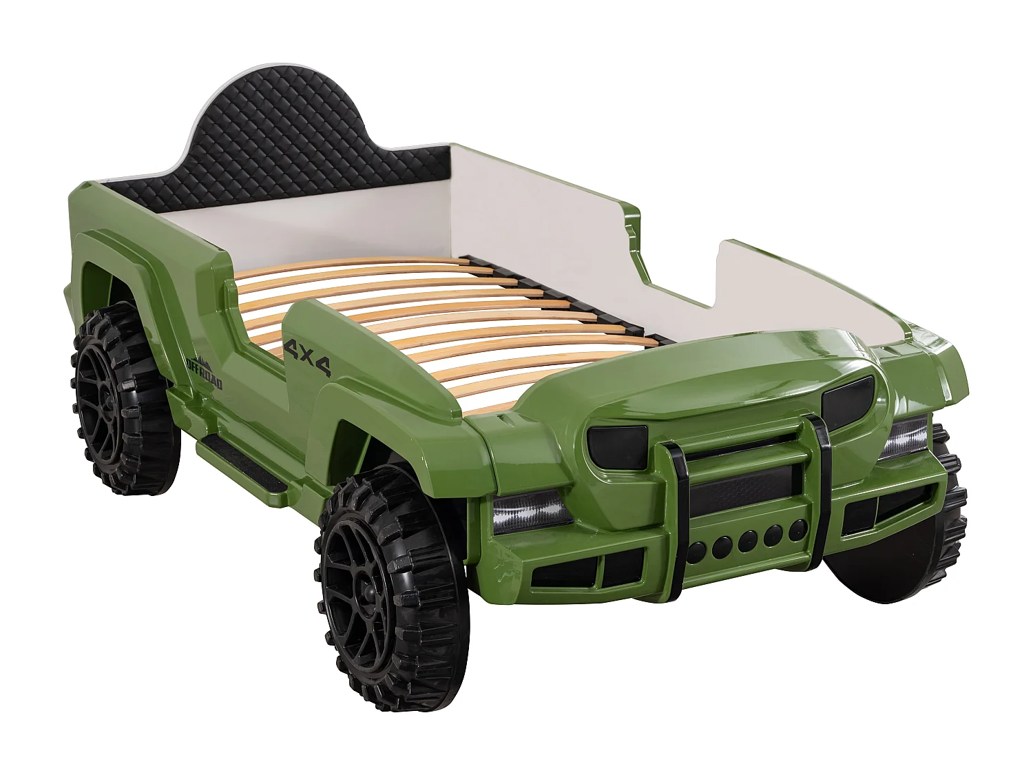 Lit enfant jeep verte