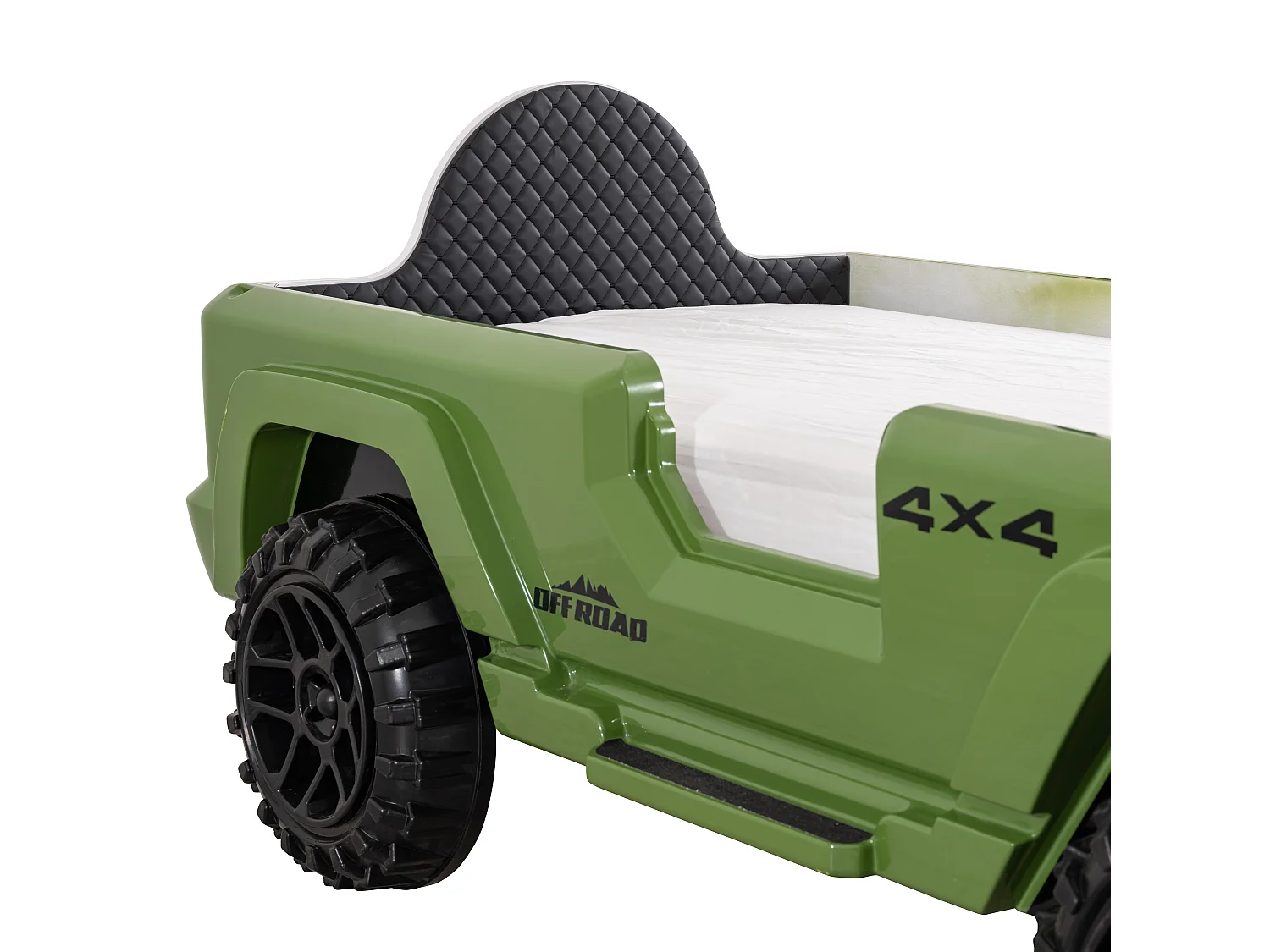 Lit enfant jeep verte