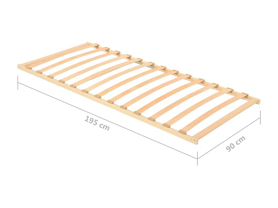 Lattenbodem met 13 latten 90x200 cm