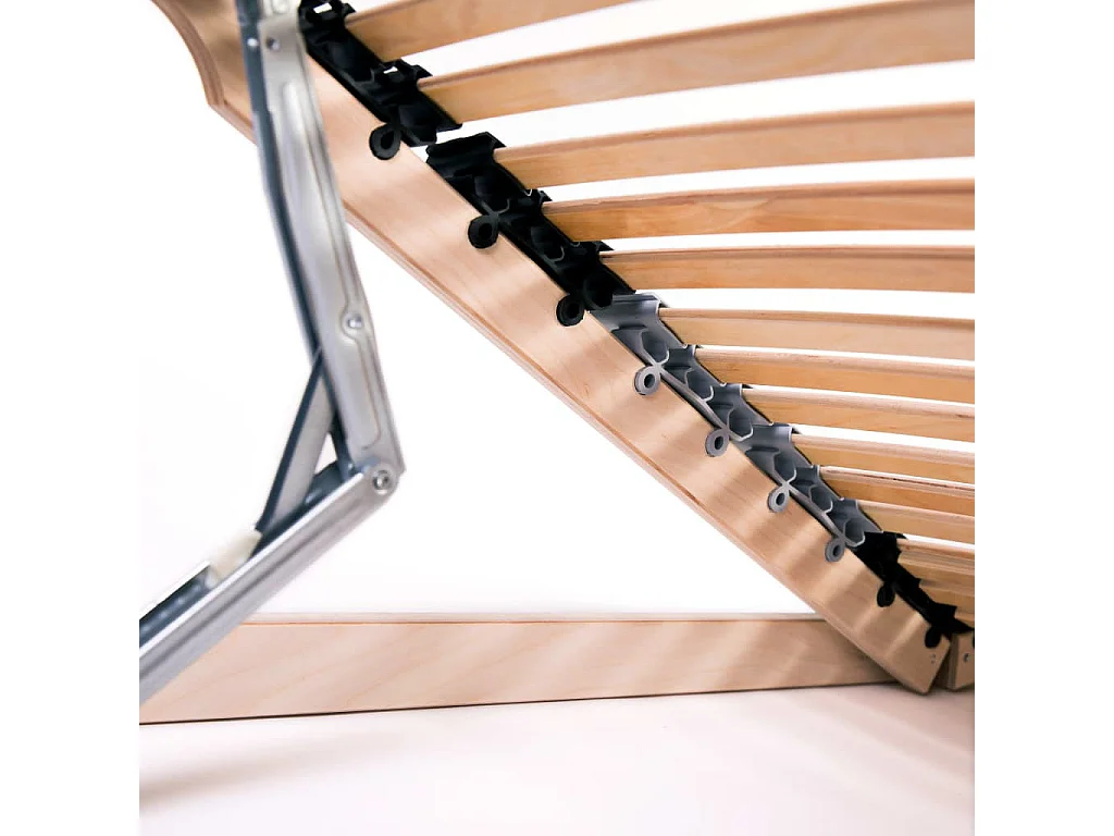 Sommier à lattes avec 42 lattes 7 zones 80x200