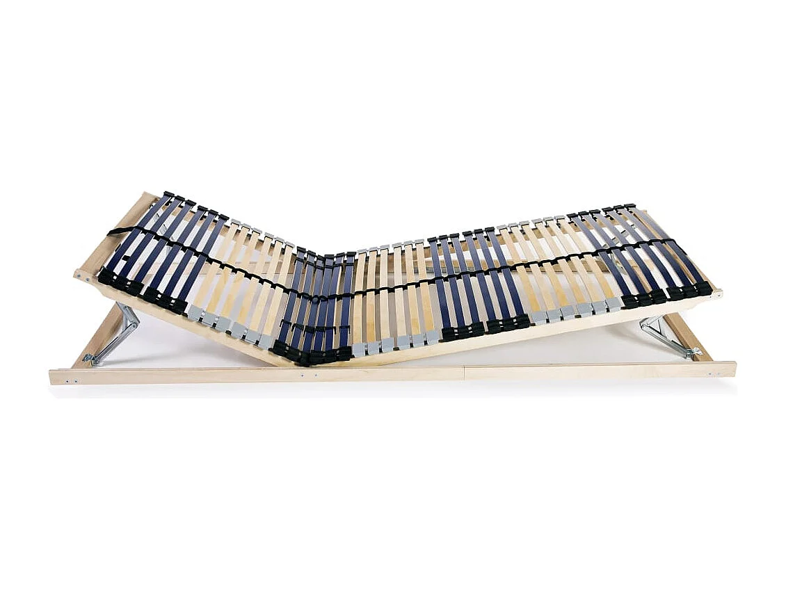 Sommier à lattes avec 42 lattes 7 zones 90x200