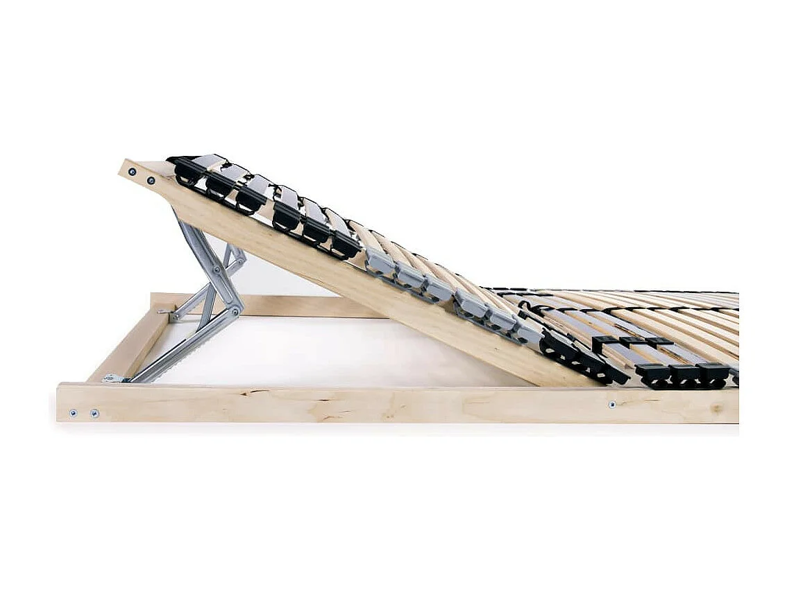 Sommier à lattes avec 42 lattes 7 zones 120x200 2