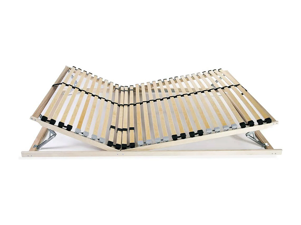 Sommier à lattes avec 28 lattes 7 zones 100x200 3