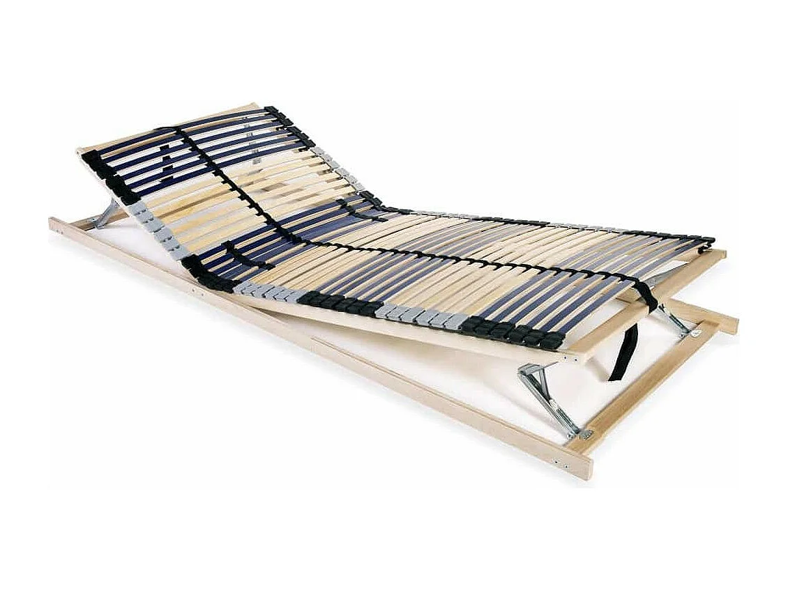 Cadre à lattes 90x200 42 lattes hêtre massif et bouleau