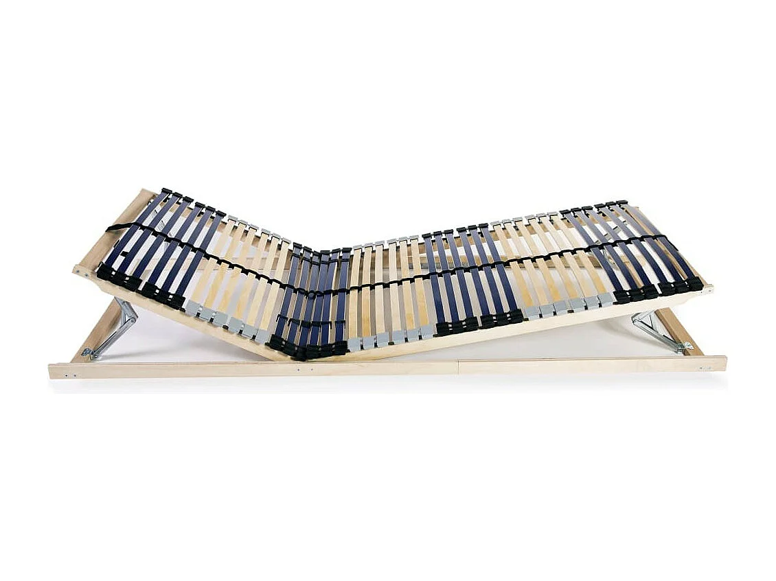 Cadre à lattes 90x200 42 lattes hêtre massif et bouleau