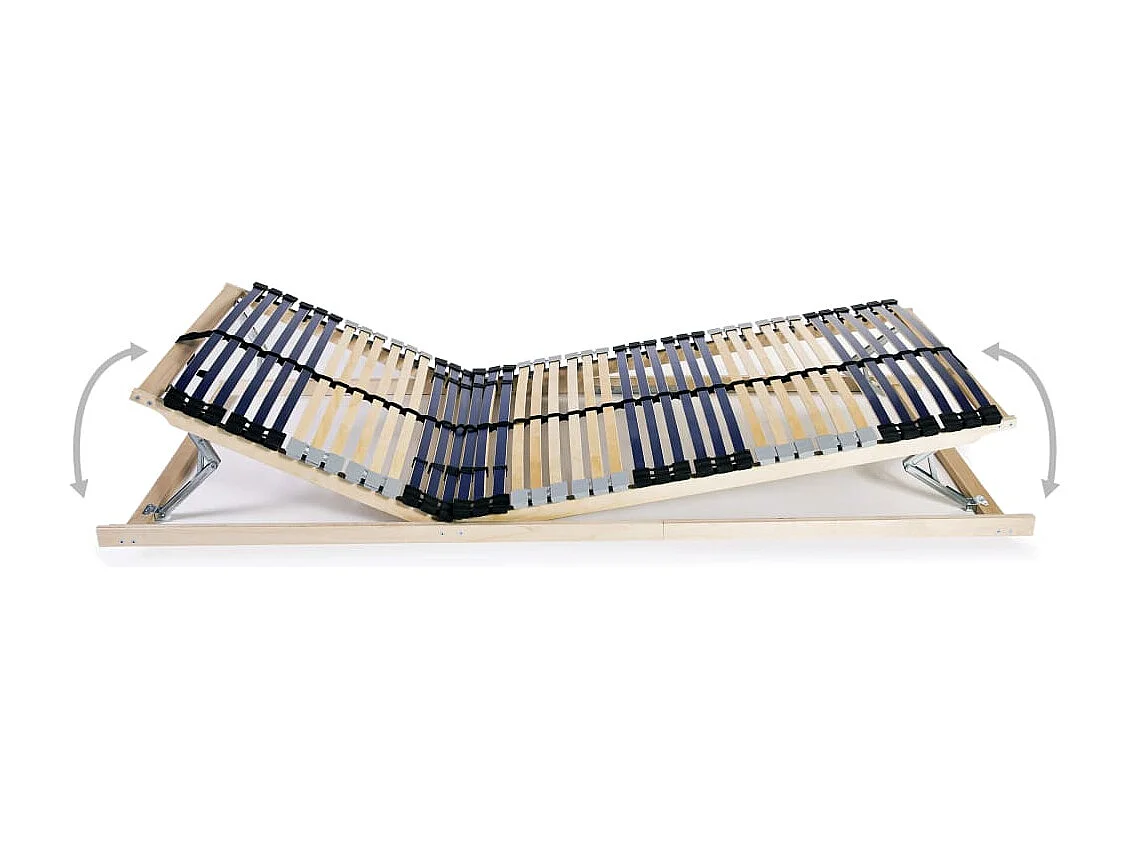 Lattenbodems 2 st met 42 latten 7 zones 70x200 cm