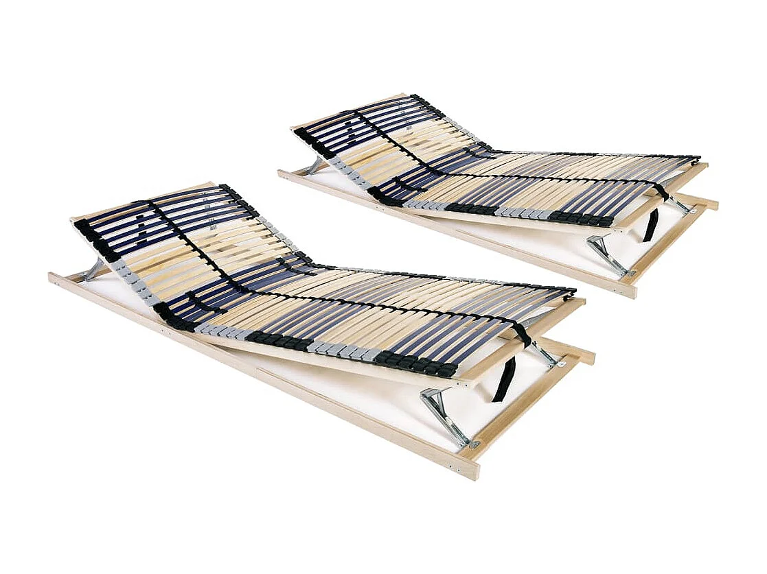 Lattenbodems 2 st met 42 latten 7 zones 70x200 cm