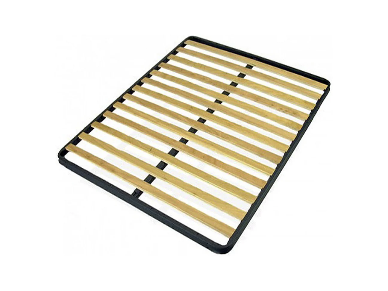 Sommier à lattes en bois avec cadre en acier renforcé - Qualité Italienne-160x210