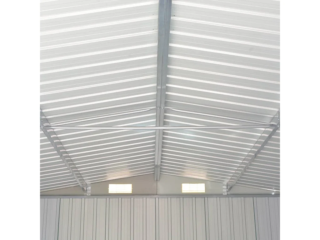 Abri de jardin Vert 257x990x181 Acier galvanisé