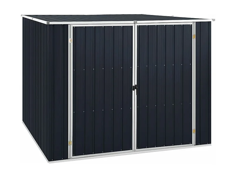 Abri de jardin Anthracite 195x198x159 Acier galvanisé