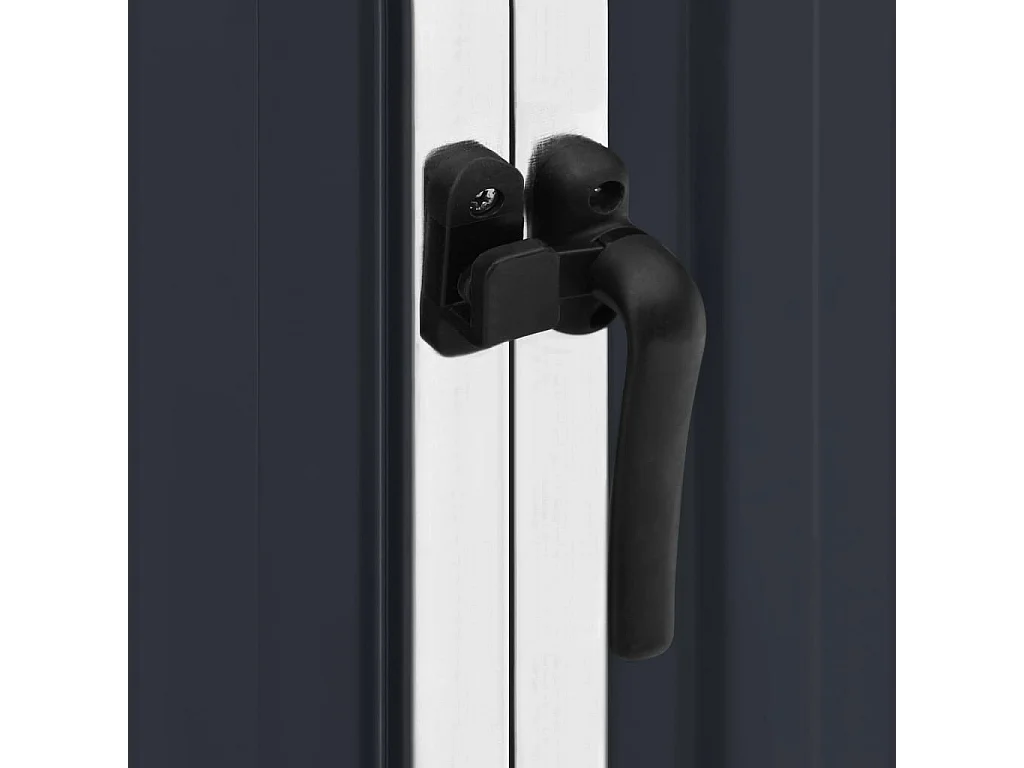 Abri de jardin Anthracite 195x198x159 Acier galvanisé