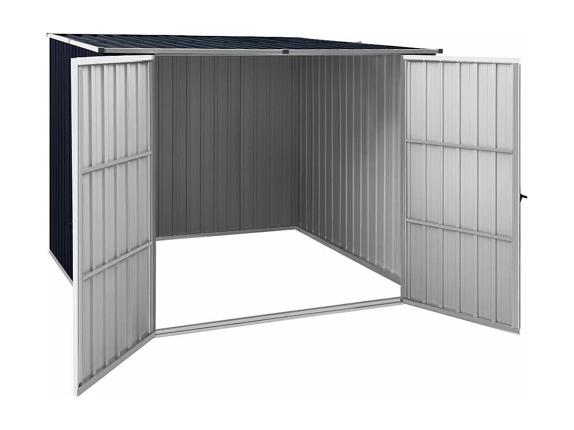 Abri de jardin Anthracite 195x198x159 Acier galvanisé