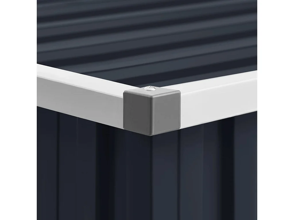 Abri de jardin Anthracite 195x198x159 Acier galvanisé