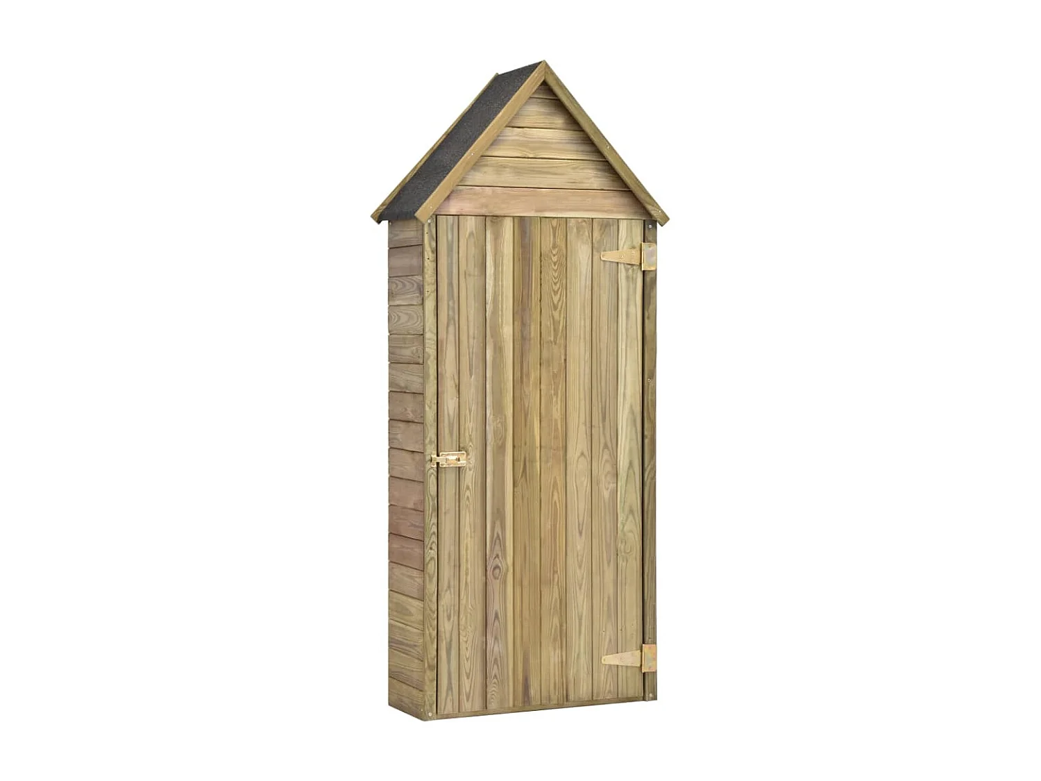 Abri à outils de jardin avec porte 77x28x178 Pinède imprégnée