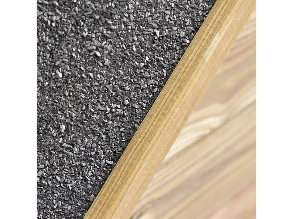 Abri à outils de jardin avec porte 77x28x178 Pinède imprégnée