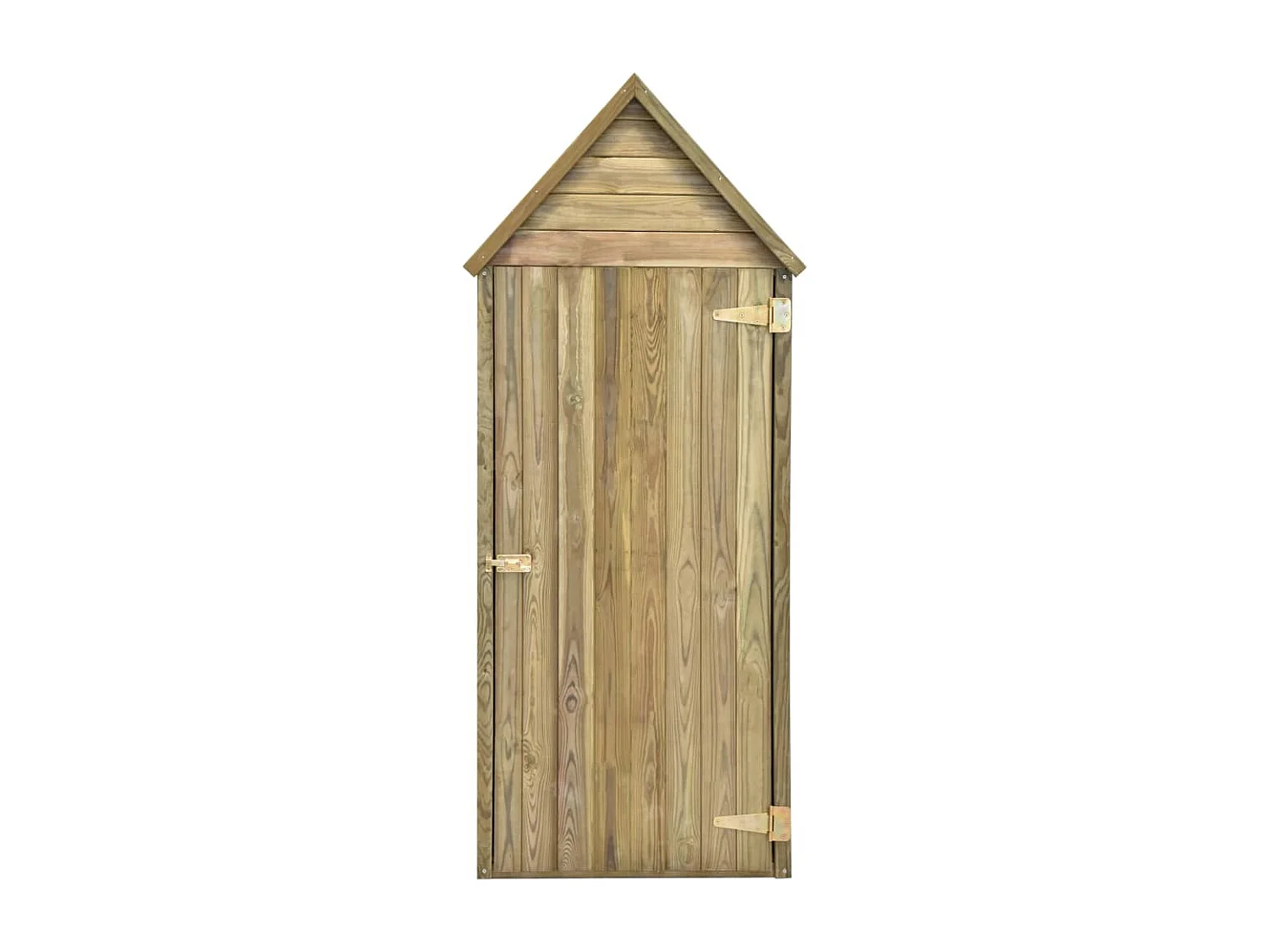 Abri à outils de jardin avec porte 77x28x178 Pinède imprégnée