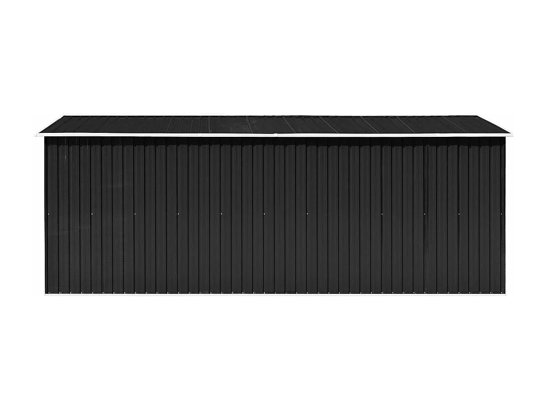 Abri de jardin 257x489x181 Métal Anthracite