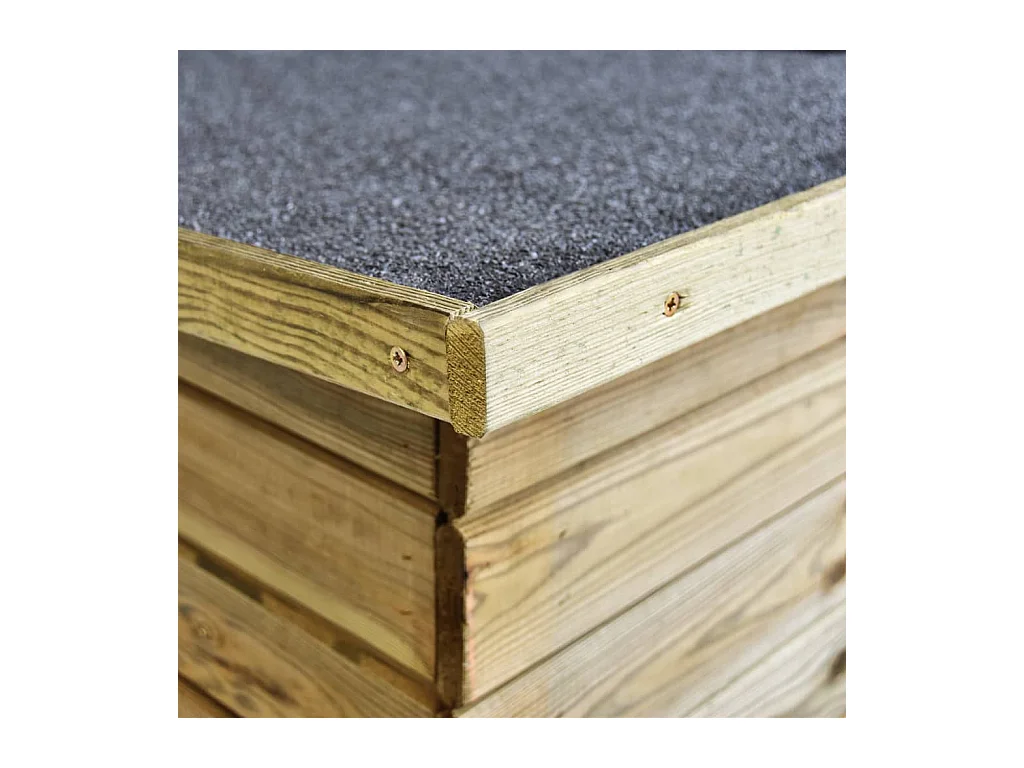 Abri de jardin 232x110x170 Bois de pin imprégné